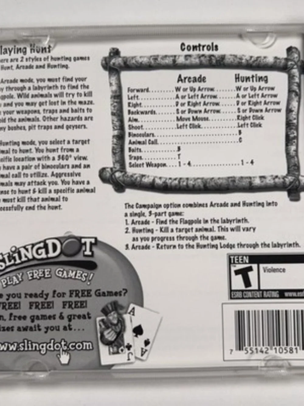 VTG Hunt or be Hunted (PC, 2006) ValuSoft Hunting Arcade Game CD-ROM Windows XP